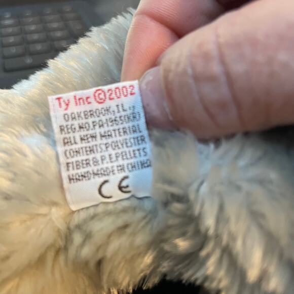 Ty Classic Quake the Elephant Plush Stuffed Animal Pink Ears Nursery Gift 11" - Picture 11 of 12